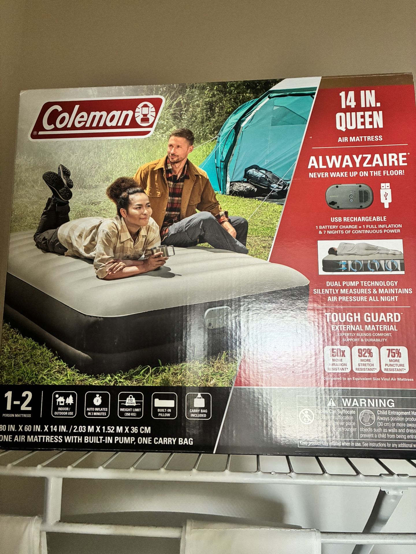 Coleman 14in Queen Size Airbed