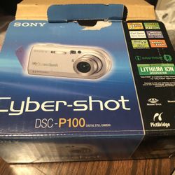 Sony Cyber-Shot DSC P100 Battery And accessories No camera 