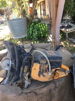 Partner quick saw with metal cut off blades works needs tune up