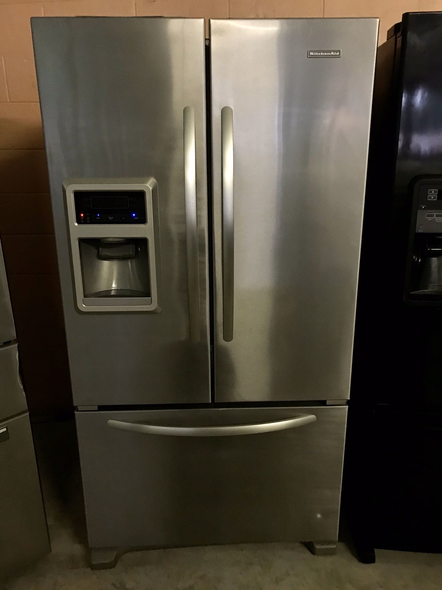 Stainless Steel Kitchen Aid French Door Refrigerator