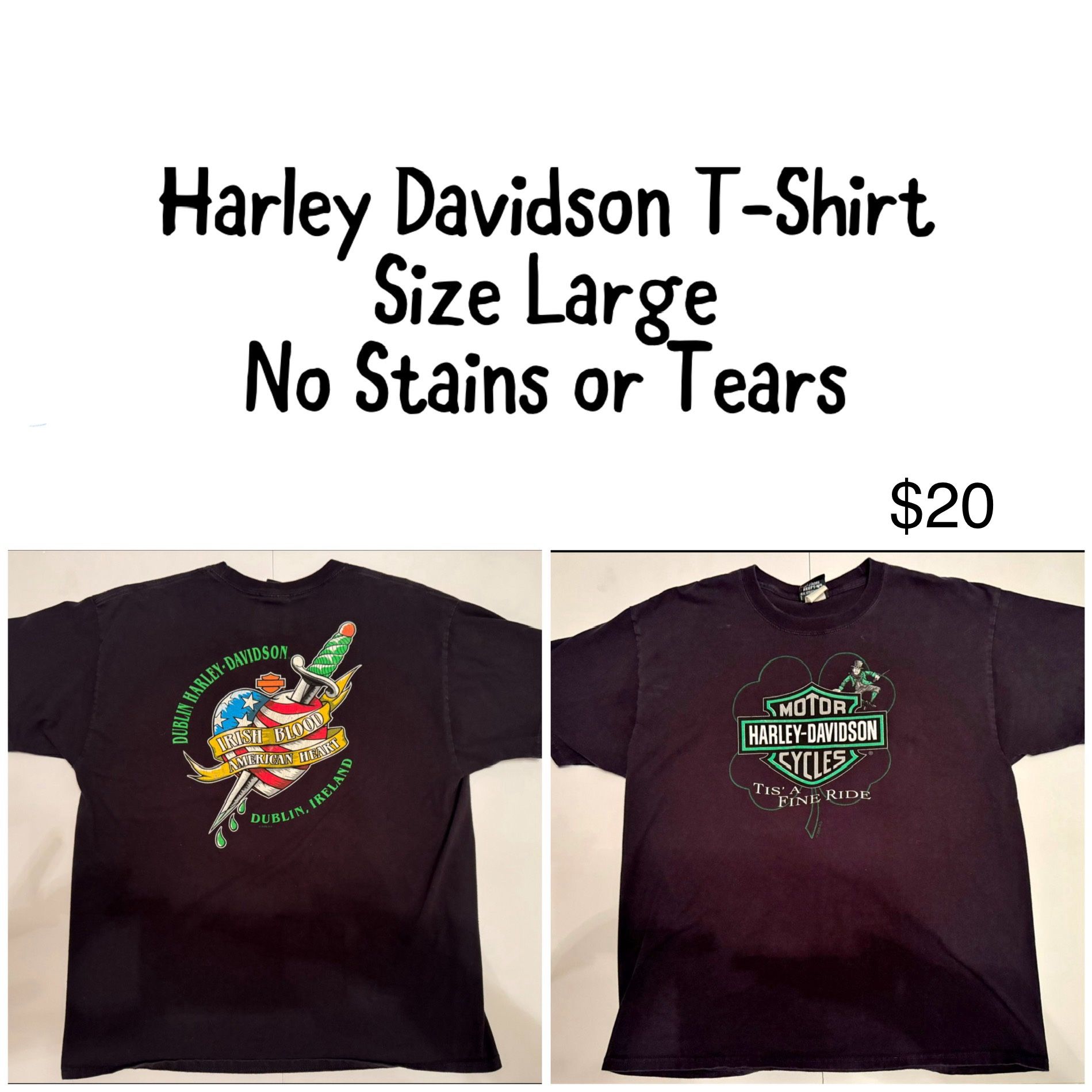Harley Davidson T-shirt large