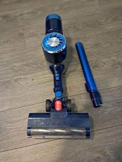 PrettyCare Cordless Stick Vacuum Cleaner - Blue