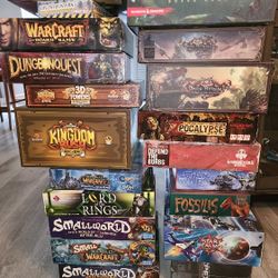 Various board Games Kickstarter Table Top Etc. Boardgame 