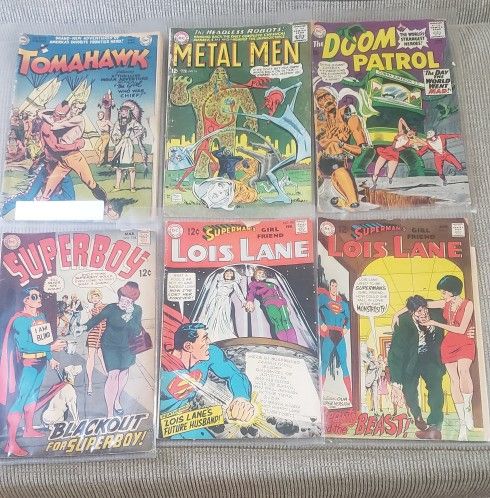 6 Comic Books from the 50's and 60's