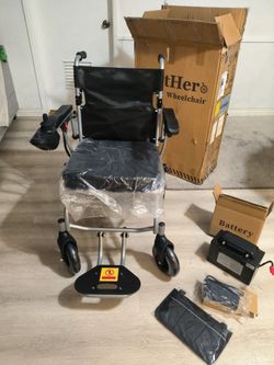 Brand new electric wheelchair.