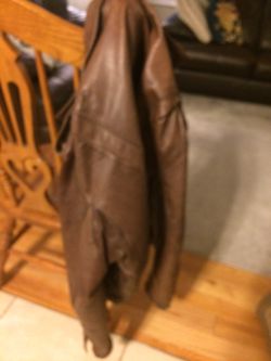 Men’s leather coat