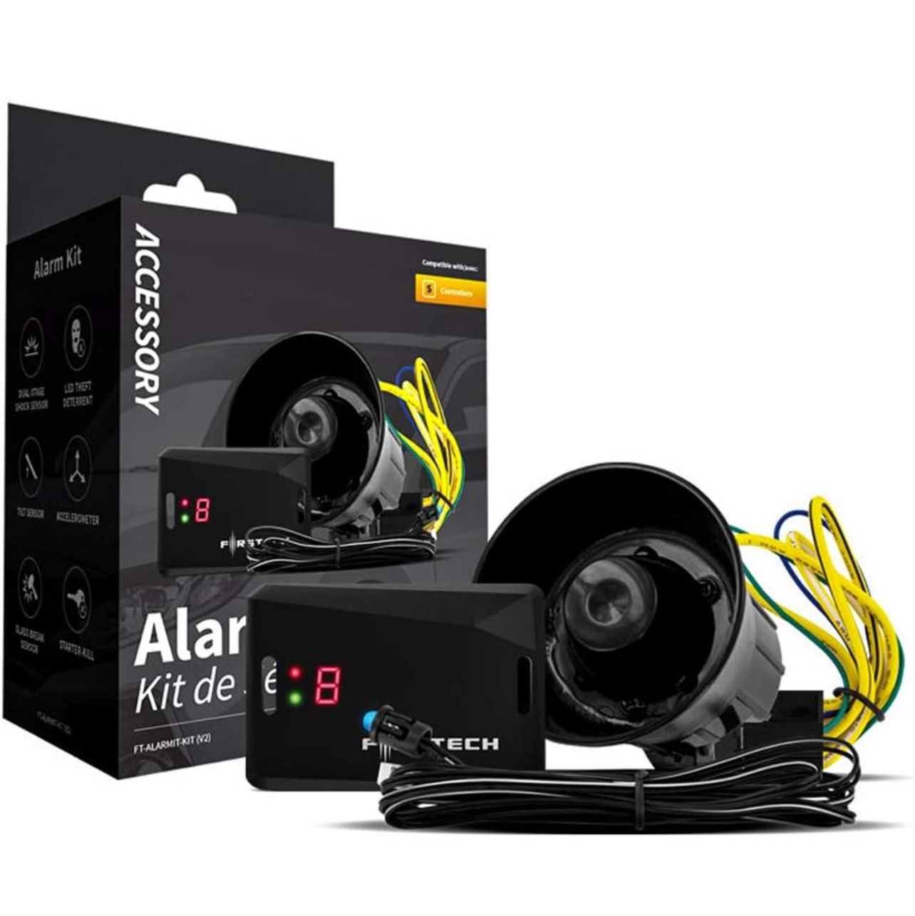 Compustar Alarm Add-on Kit for RSG6-AL and RS1B-AL Remote Start Systems (FT-ALARMIT-KIT) Brand New