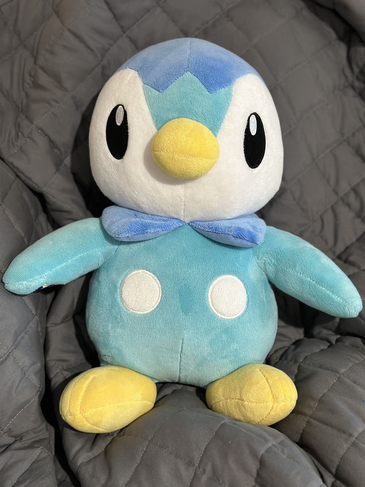 2018 Build A Bear Pokemon Piplup Blue Penguin 15" Limited Plush Excellent