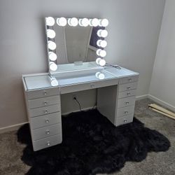 Brand New Vanity W/ Hollywood Mirror Bluetooth LED $899