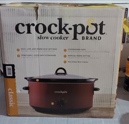 Crock-Pot Manual 8-Quart Slow Cooker, Rhubarb
