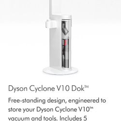Dyson Cyclone V10 Dok With Additional Tools