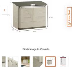 Rubbermaid 007C outdoor shed
