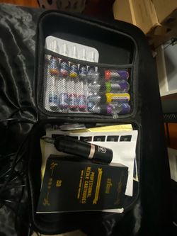 Wireless POSEIDON Tattoo Machine Bundle + Wormhole Supplies