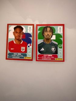 Panini FIFA Stickers Ismael Díaz & Jehad Thikri