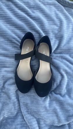 Me Too Black Strapped Heels