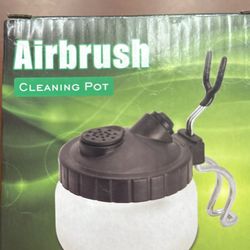 Airbrush Cleaning Pot With Tool Holder