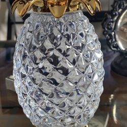 2 Pineapple LED Candleholders