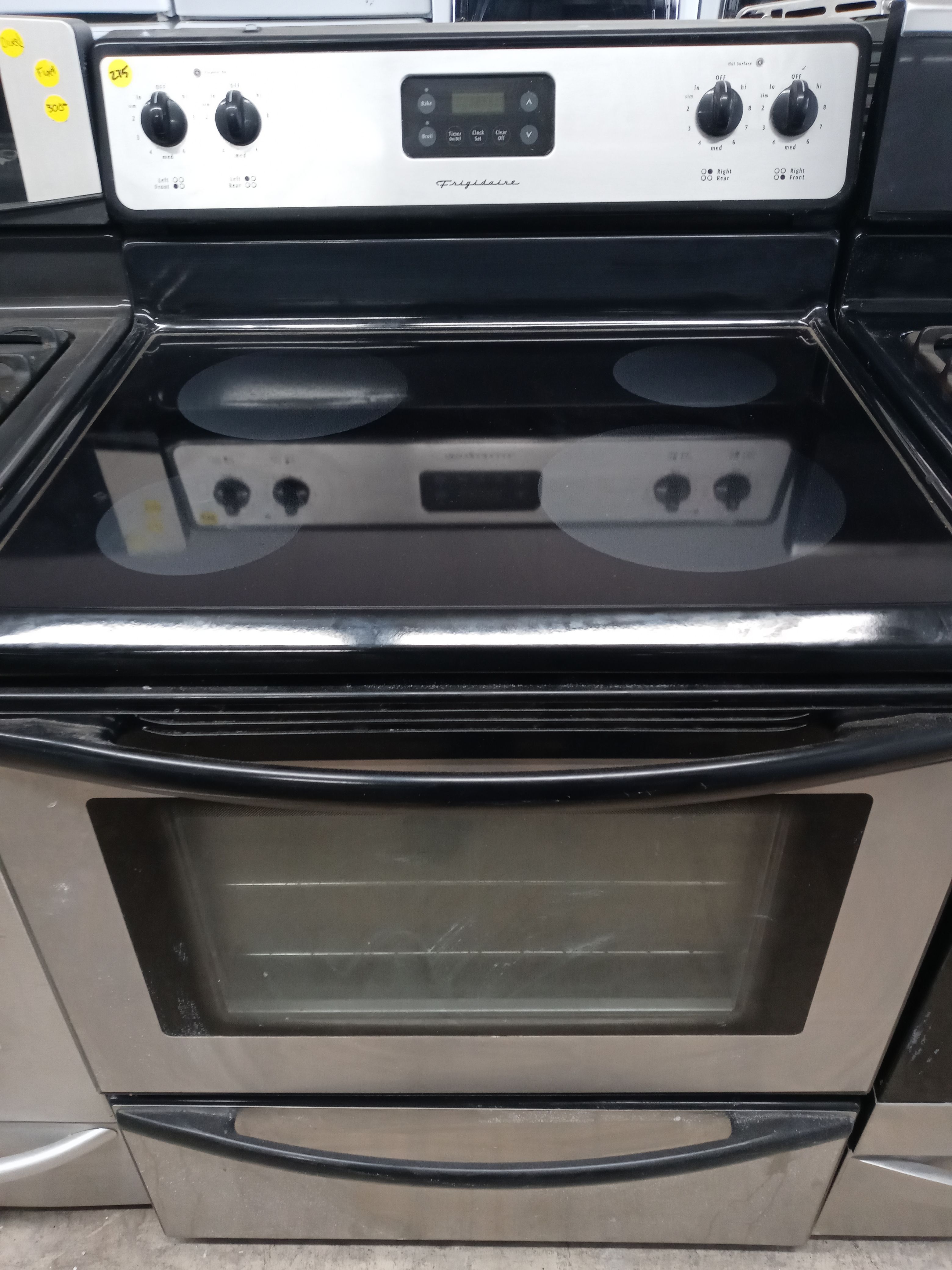 Frigidaire stainless steel glasstop stove - Free delivery
