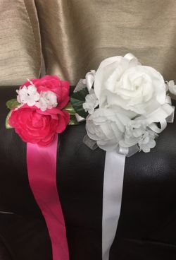 Ribbon corsages