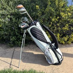 Women’s TaylorMade Firesole Golf Set (Burner Driver+3w+5w+7w+5i-pw+sw+putter+PING Stand Bag)