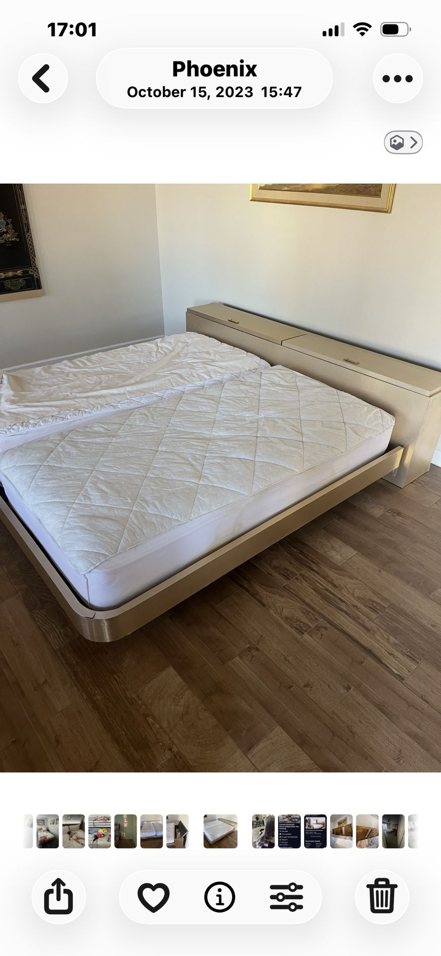 MCM King Bed Frame