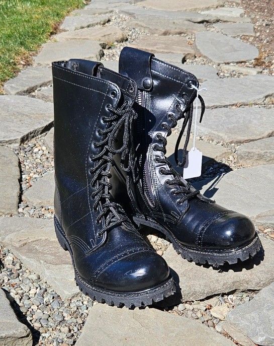 Corcoran Leather Tactical Boots. Men's Size 12W.