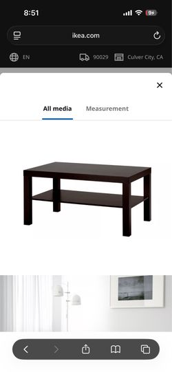 Coffee table NEW STILL IN BOX