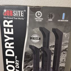 Jobsite Mighty Dry Heated Boot Dryer With LED Indicator Model 54172 - Black