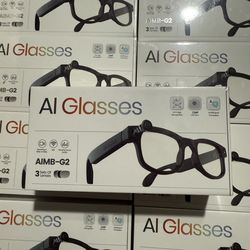 AI Smart Glasses with Camera and extra lenses