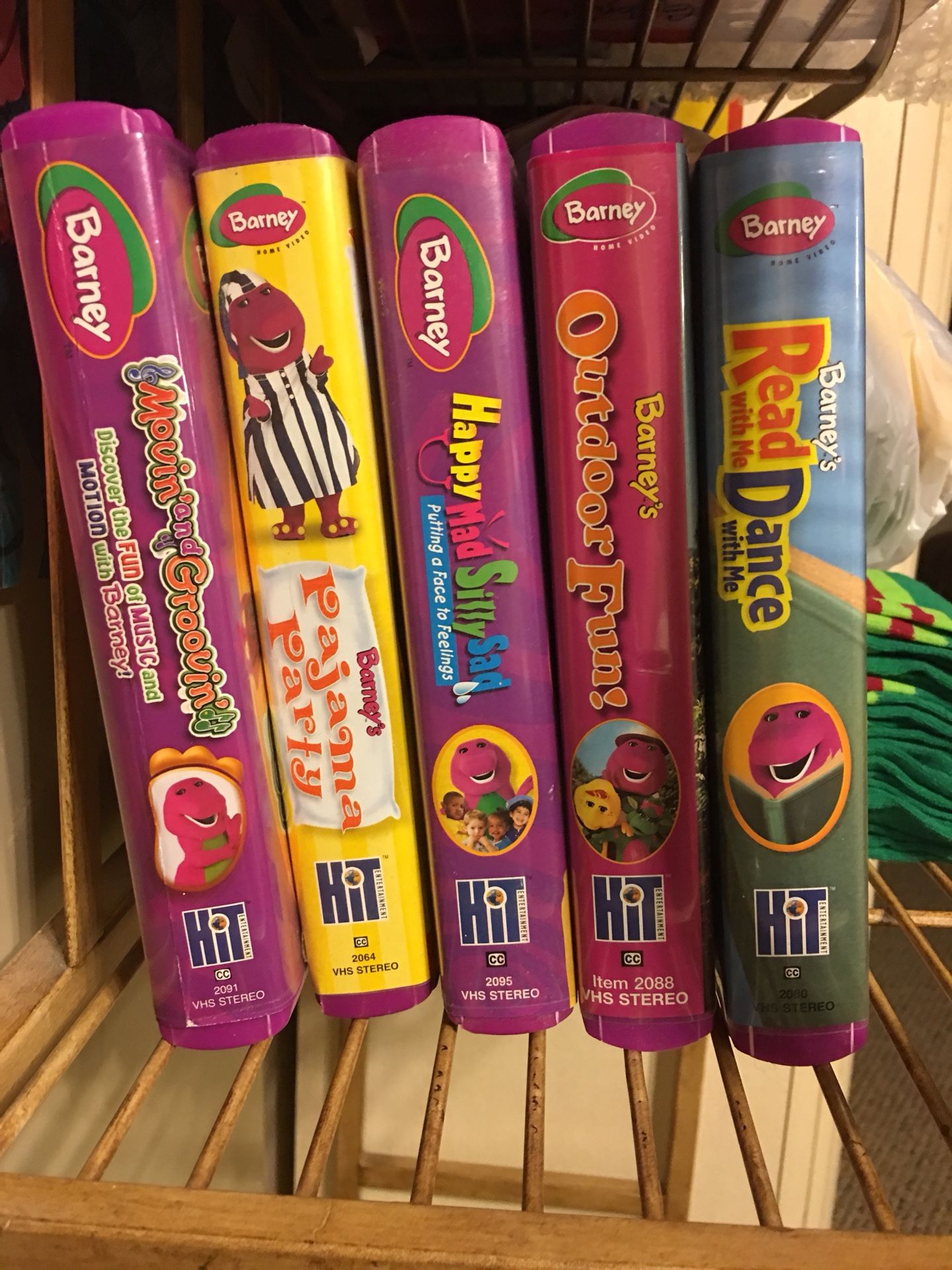 Barney VHS Movies - Lot of 37