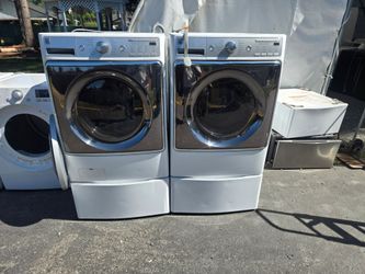 Kenmore Washer And Dryer Set Electric jumbo size extra large capacity