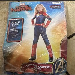 Captain marvel children size large