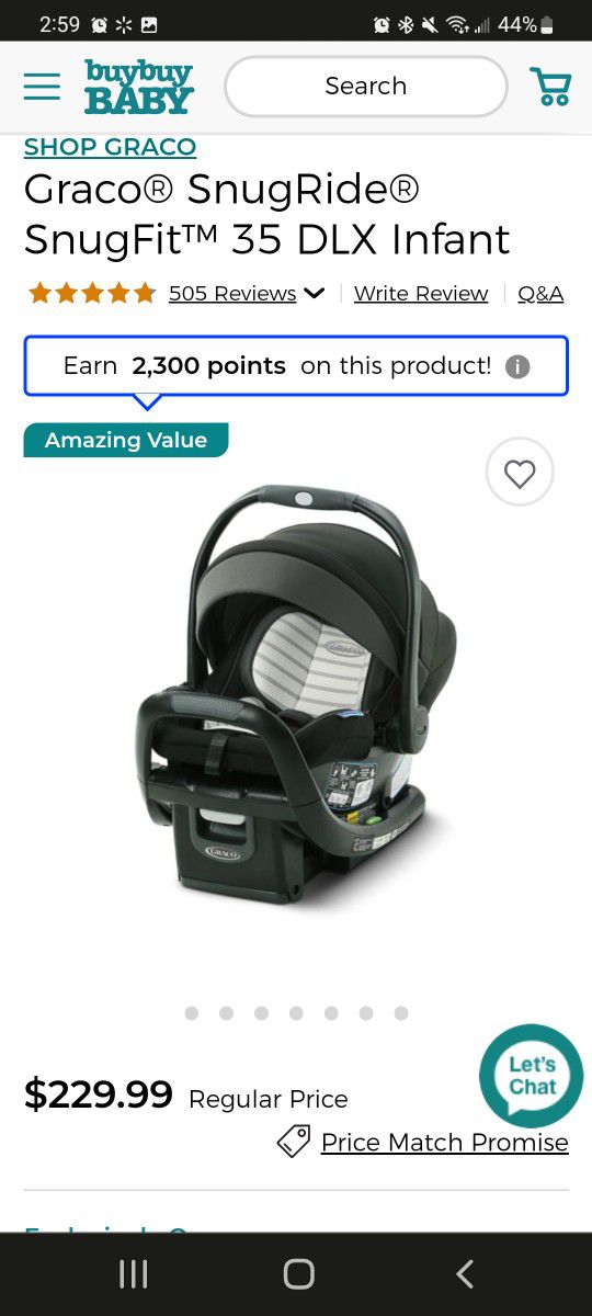 Graco Carseat And Snap & Go