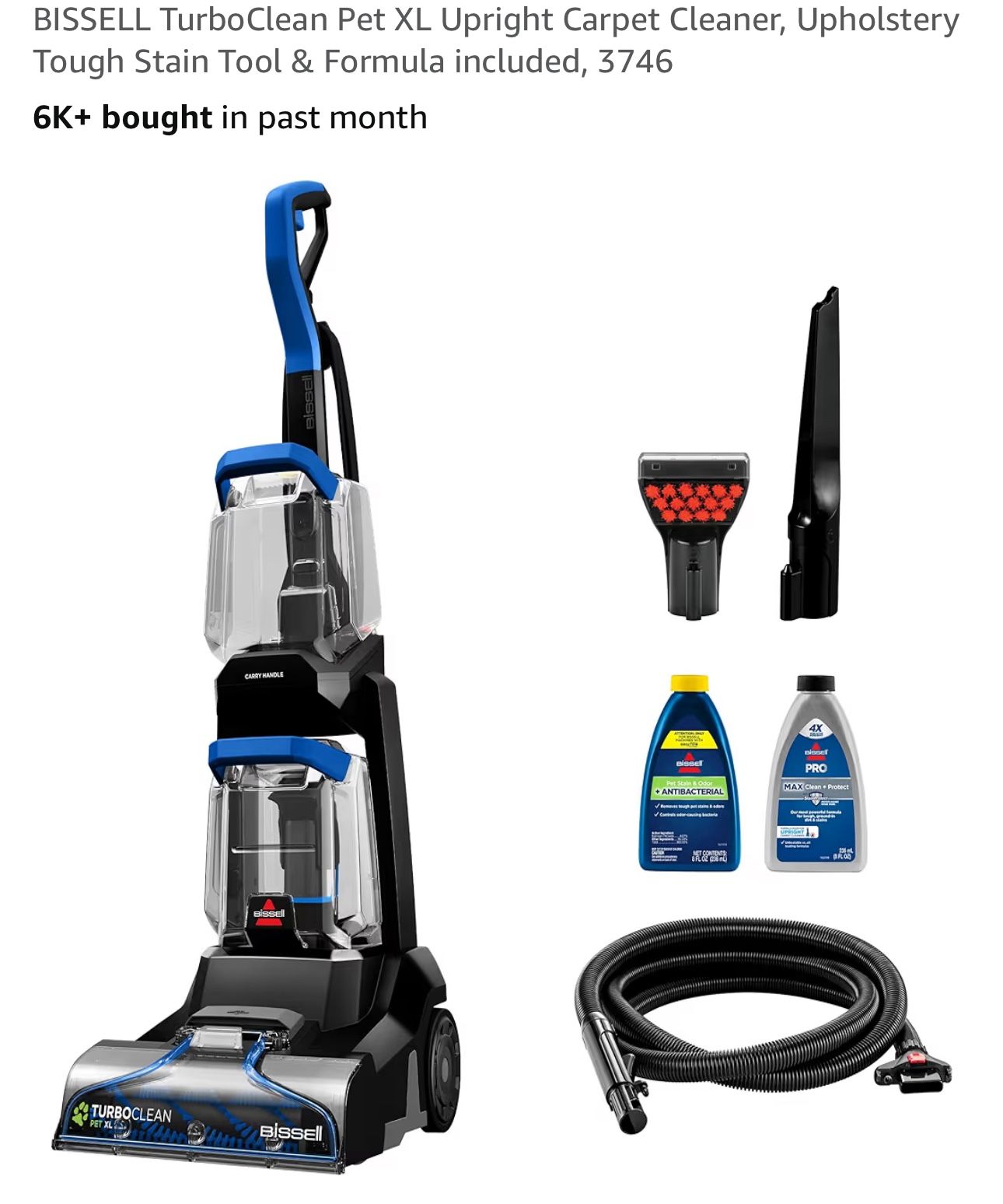 TurboClean Pet XL Upright Carpet Cleaner