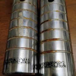 MONGOOSE CHROME BMX BIKE PEGS/ ONE PAIR