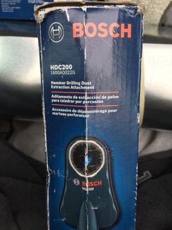 Bosch drilling dust extraction