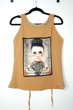 Vintage Tan/Orange Women’s Tank Top