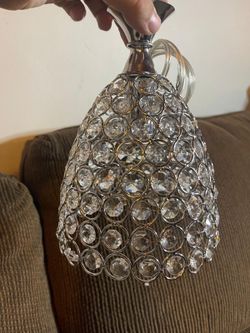 Single light indoor pendant glass