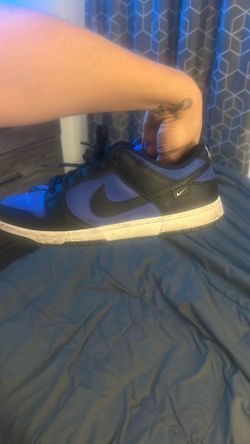 Black and Blue Nikes