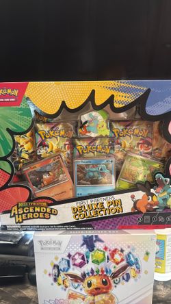Pokemon ascended hero’s deluxe pin collection 65$