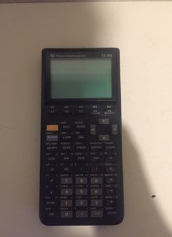 TI85 calculator