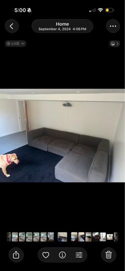 Dark Gray Kasala Furniture Couch