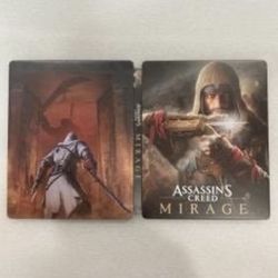 Assassin's Creed Mirage V2 Custom made Steelbook Case only for PS4/PS5/Xbox (No Game) New