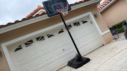 Basketball Court with Two Basketballs
