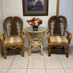Rattan Wicker Patio Set With Table