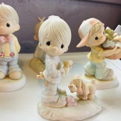 Vintage, precious moment, collectible figurines