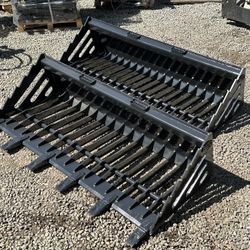 Skid Steer Skelton Rock Buckets 