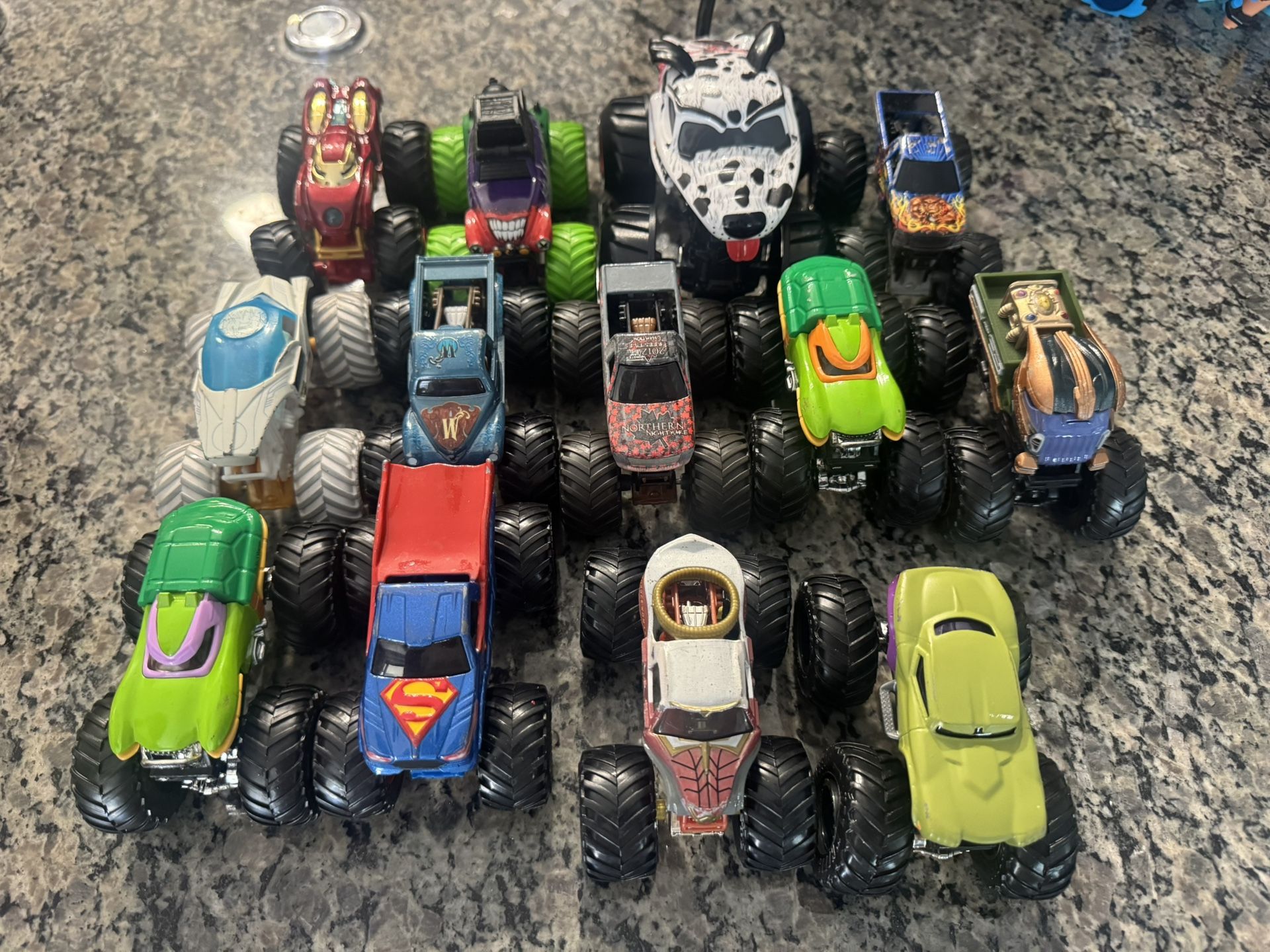 Monster Trucks/jam Trucks Lot