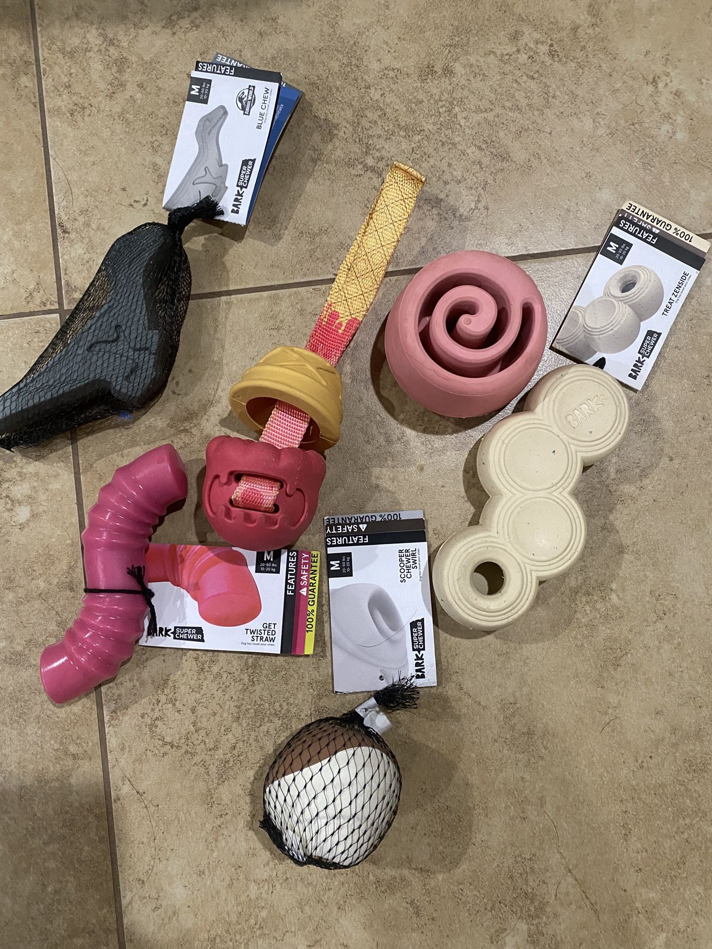 New Bark Box Tough Chewer Toys