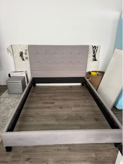 Queen-size bed frame